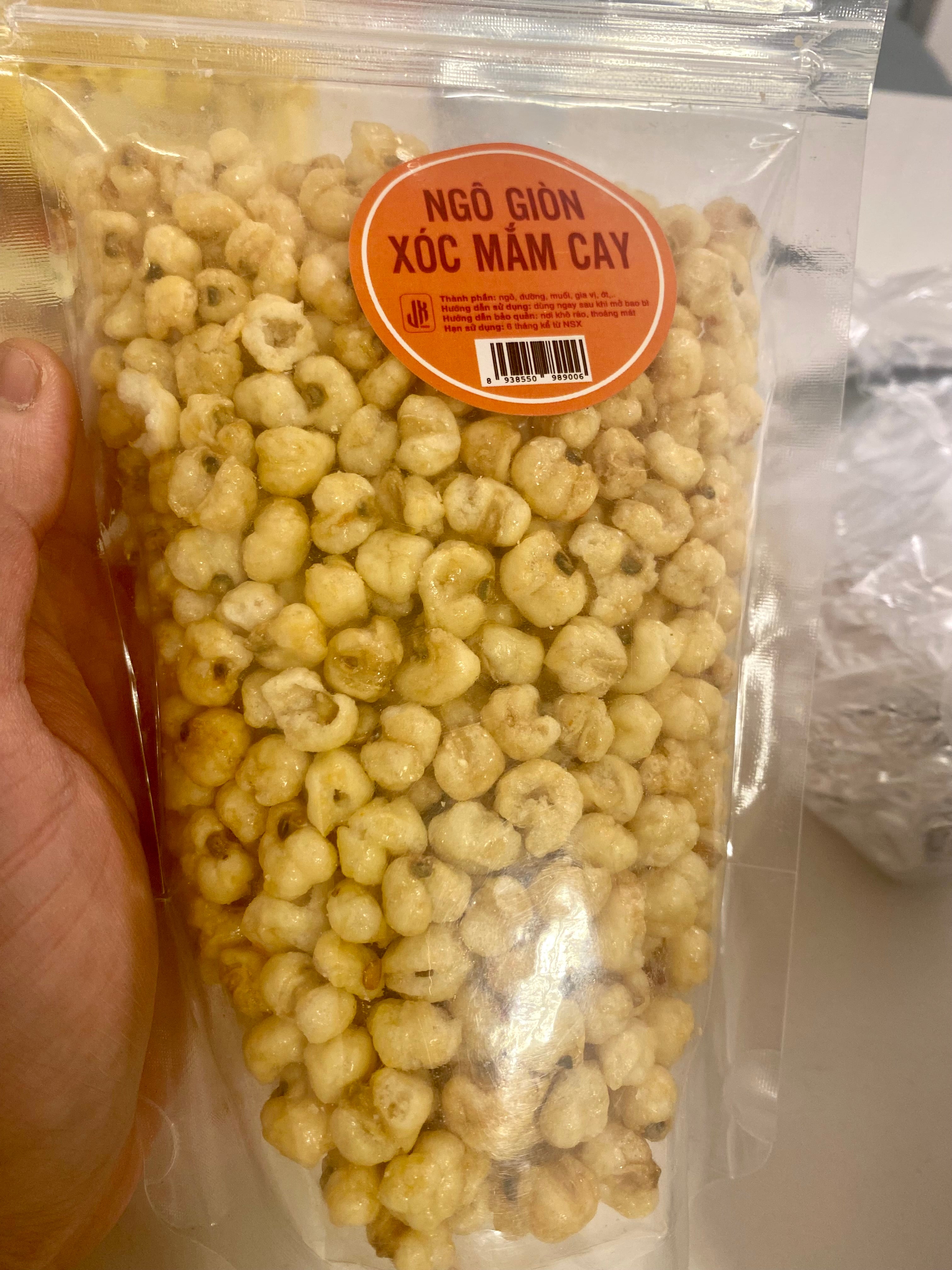 Ngô Giòn Sóc Mắm Cay