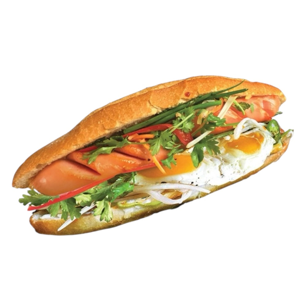 Bánh Mì Trứng Pate Xúc Xích