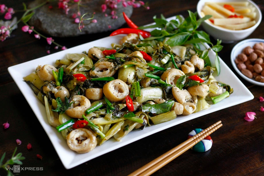 Khấu  Đuôi Xào Dưa